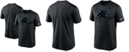 Nike Men's Big and Tall Black Carolina Panthers Logo Essential Legend Performance T-shirt